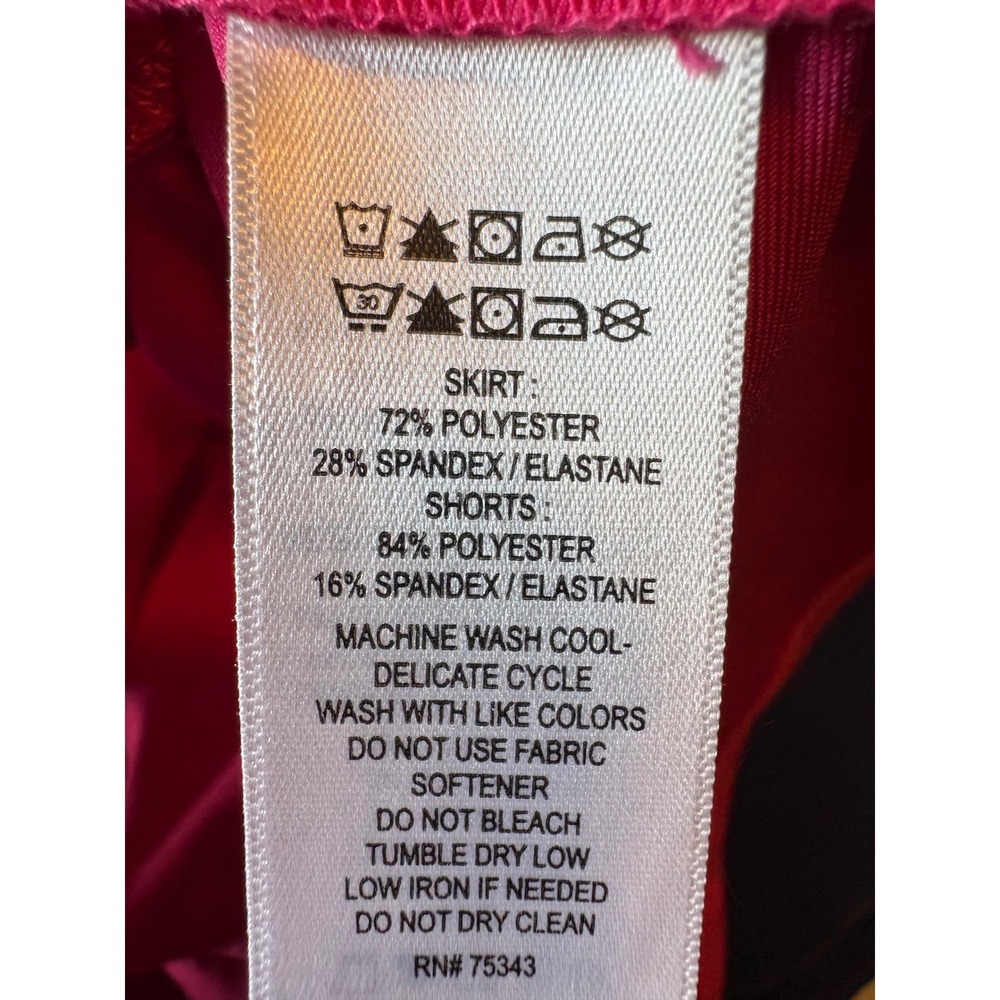 Tommy Bahama Golf & Tennis Pink Ruffle Skort Womens Medium Activewear Skirt - Picture 5 of 5